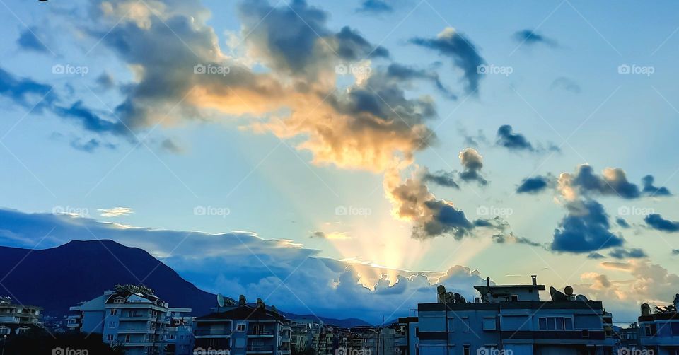 sunrise in Alanya