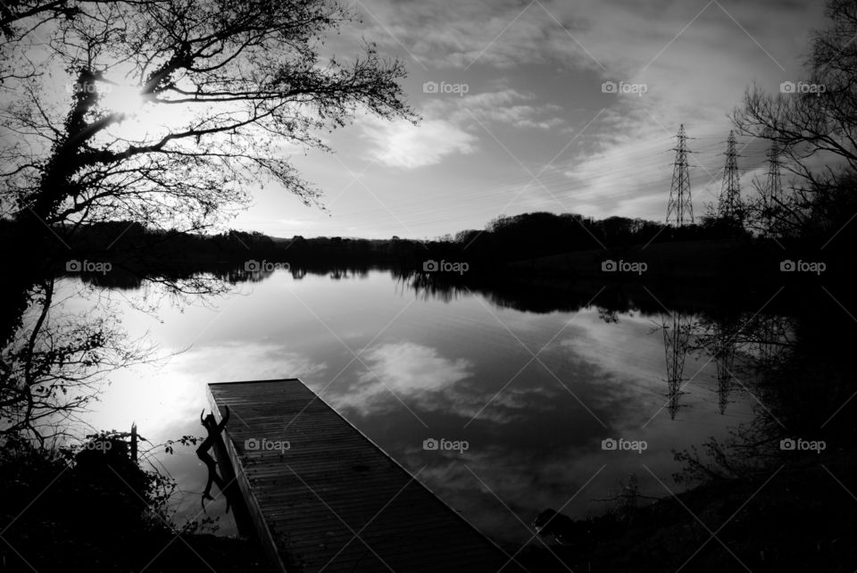 Black and white reflection