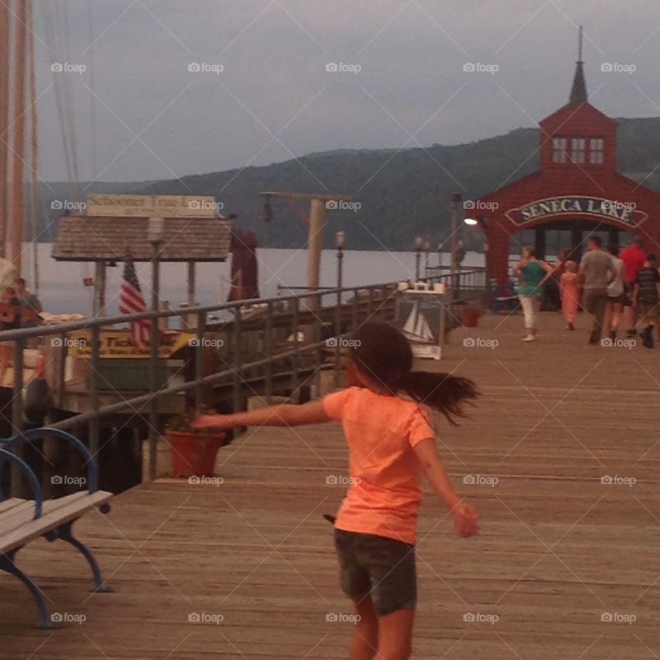 Dancing on the Dock