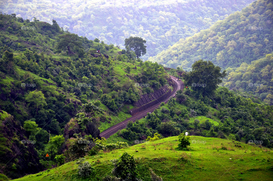the railway track is so beautiful