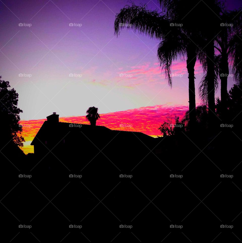 this was a sunset night and Temecula California that I changed it up and put it into different colors find my Moto G6