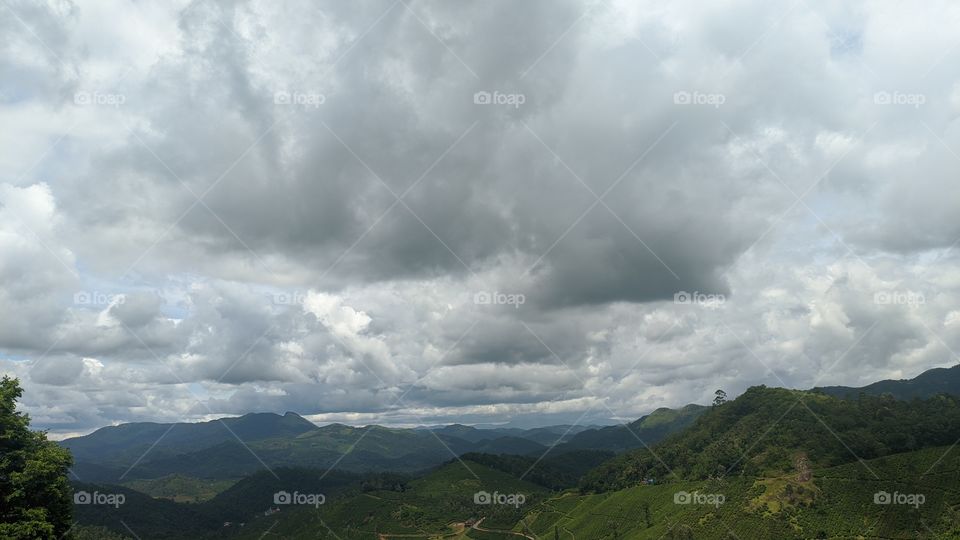 Landscape and Clouds