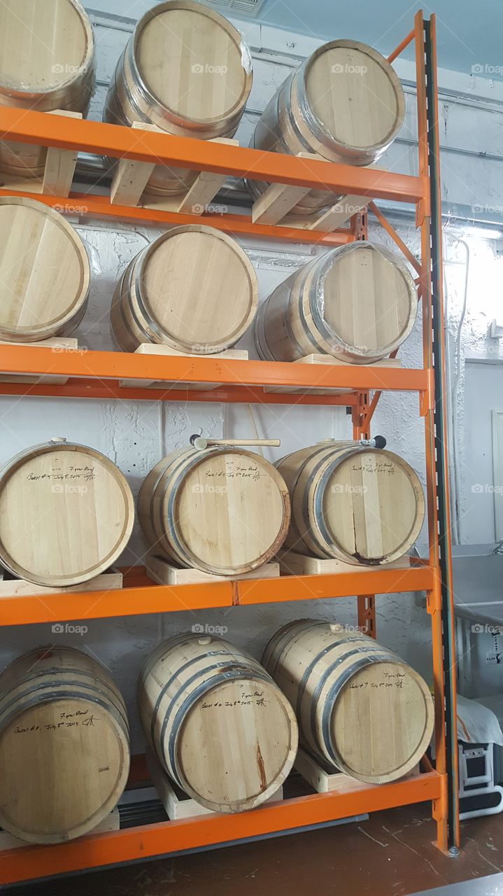 Aging rum at Havana Rum Company.