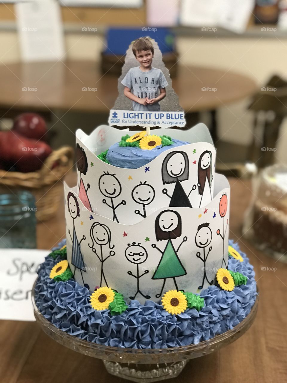 Autism awareness Cake 