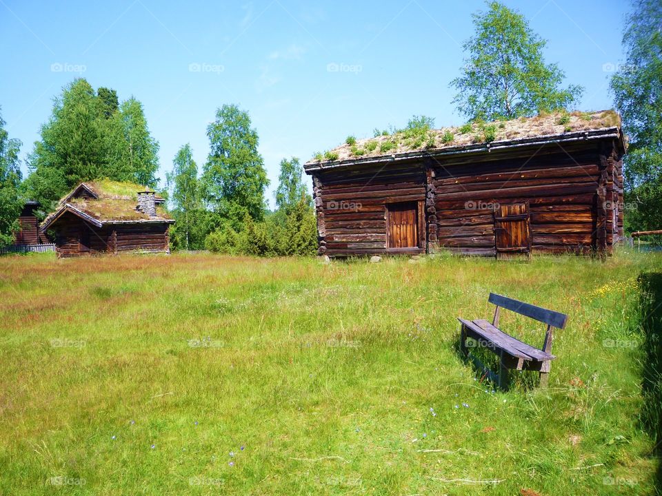 Old Norwegian Cabins