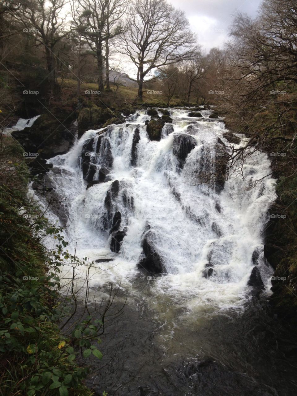 waterfall pixy falls elf glen north wales by pixy
