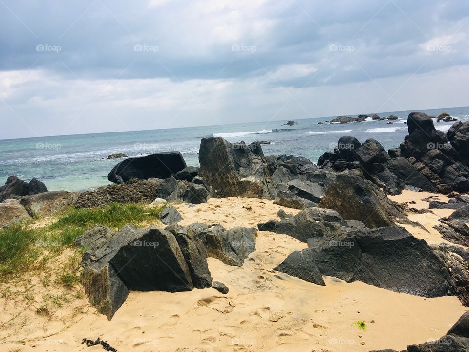 Unawatuna beach Sri Lanka 