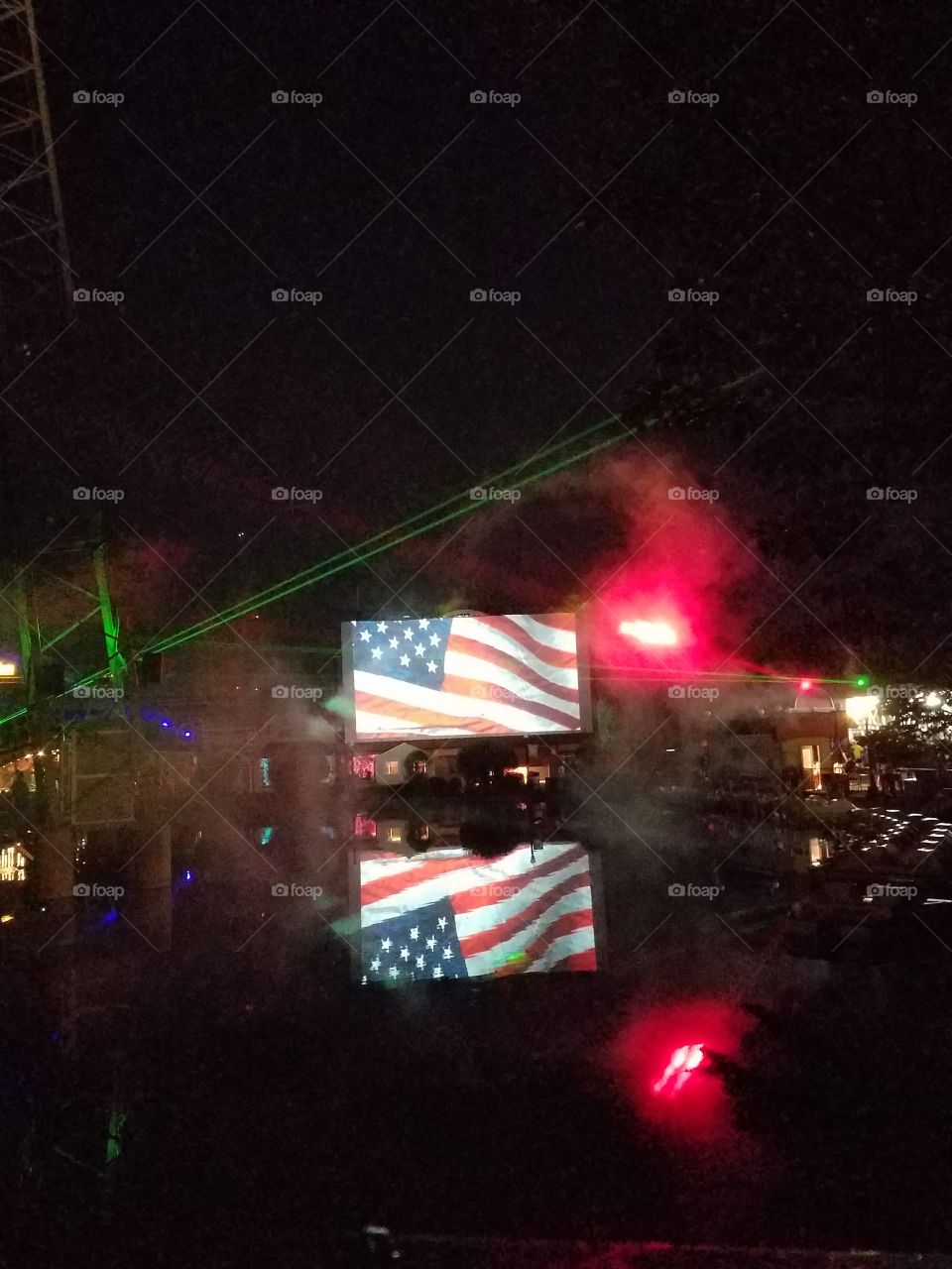 laser show at Kennywood