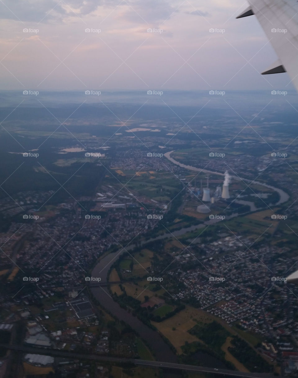 Frankfurt from above