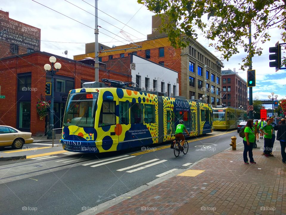 Streetcar Trolley & Bicycle