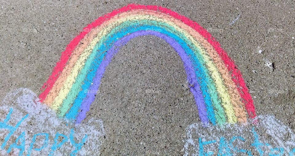 Happy Easter Rainbow