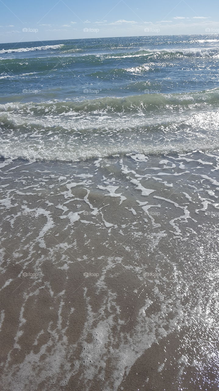Beach waves