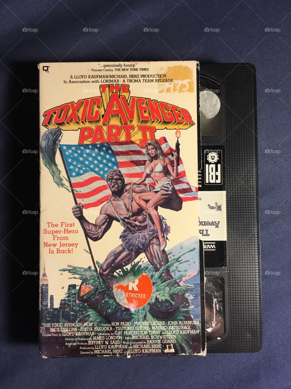 The Toxic Avenger Part 2 VHS Movie
