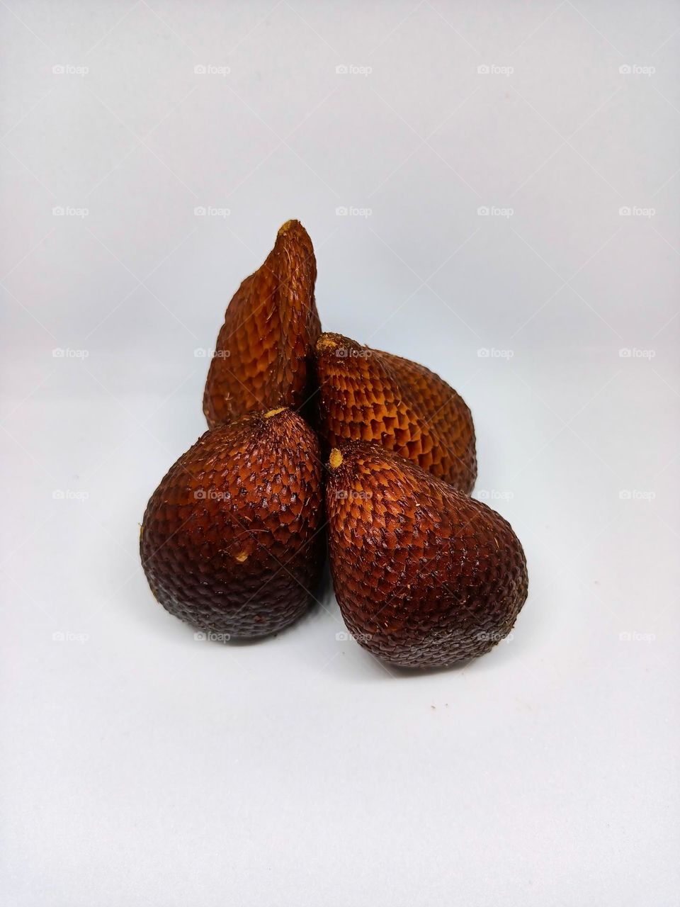 Snakefruit isolated on the white background