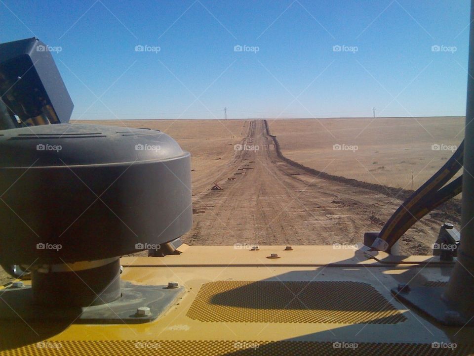 My dozer on the pipeline