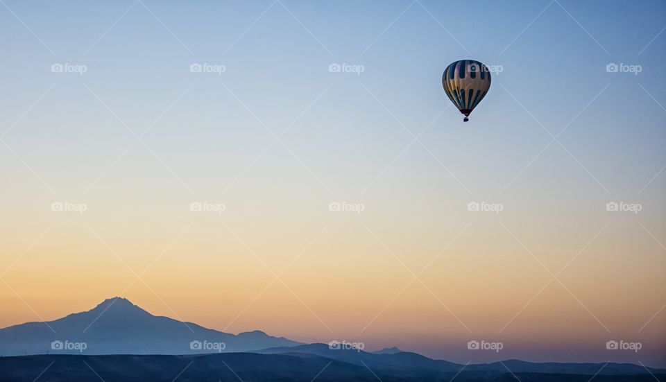 sunrise in cappadocia