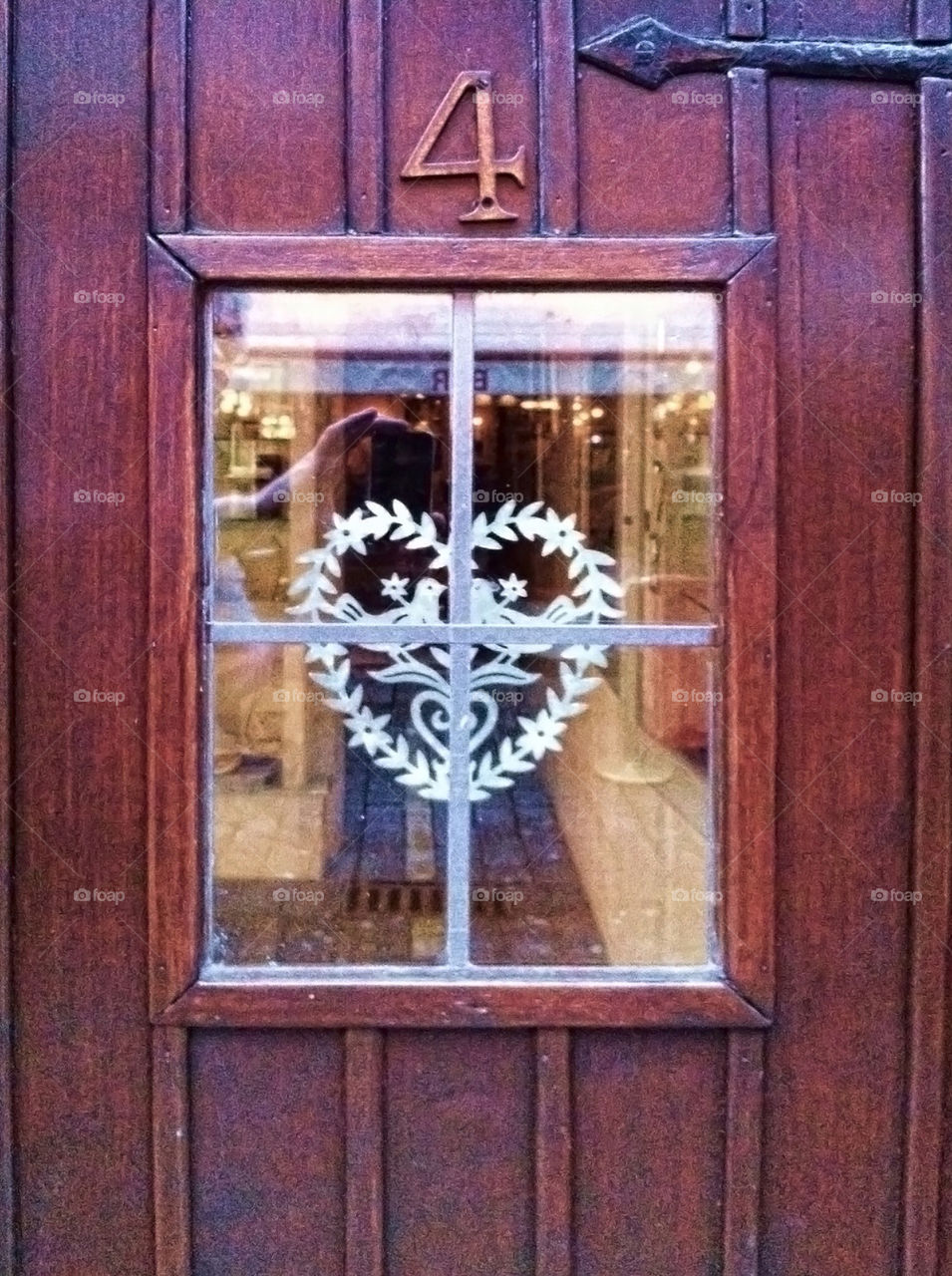 window door wooden hearts by chris7ben