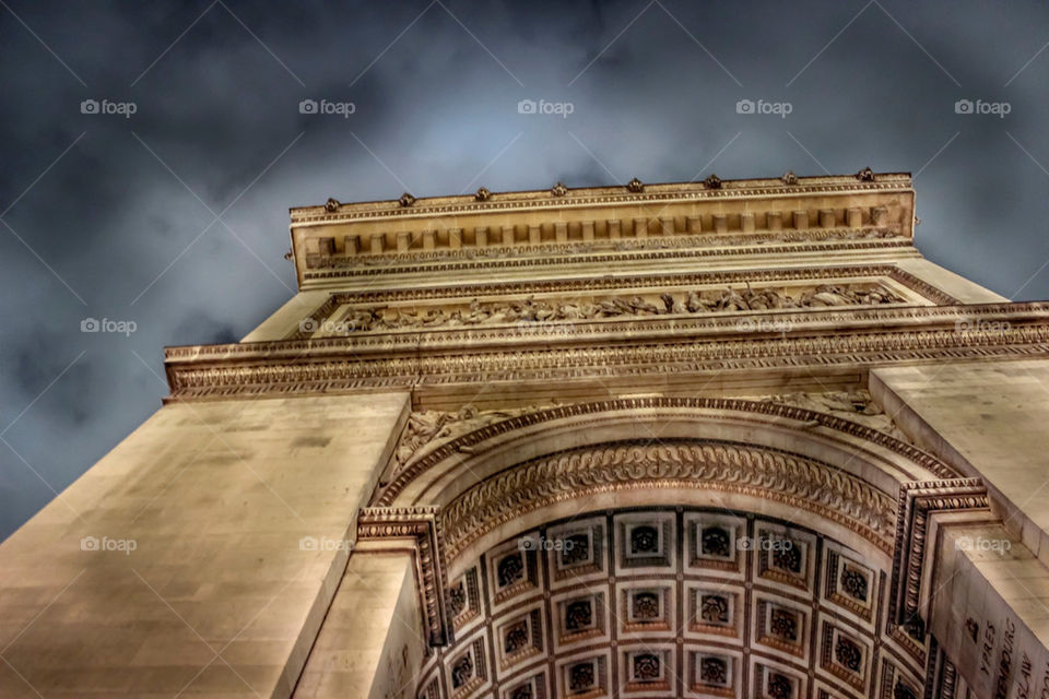 The Arc de Triumph in Paris