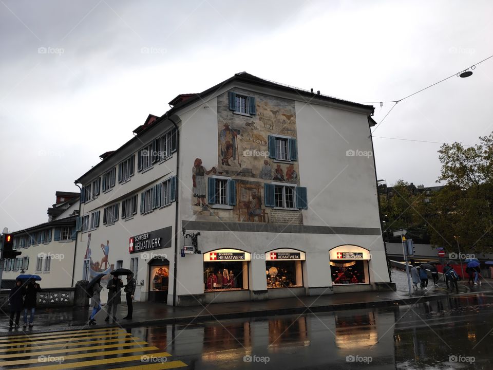 Zurich Switzerland interesting details of the house
