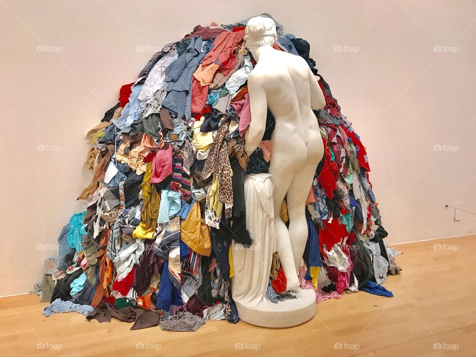 Art in the Tate gallery of Liverpool. 