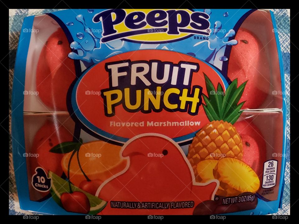 new peeps fruit punch flavor