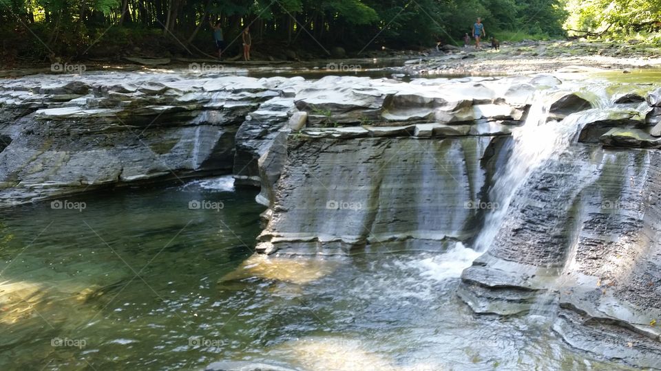 Waterfall in Chautauqua Gorge