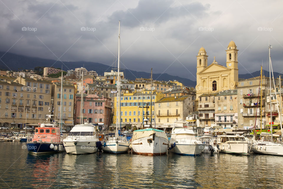 Ajaccio on Corsica. 