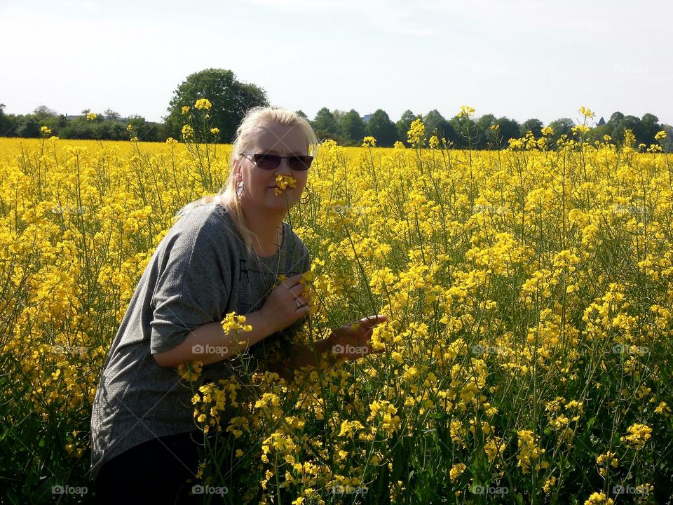 Frühlings Gefühle im Feld