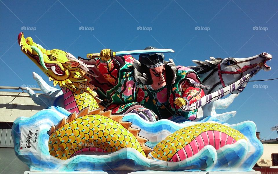 Festival, Fun, Color, Sculpture, Dragon