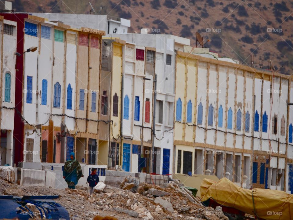 A little village of fishermen in South-West Morocco