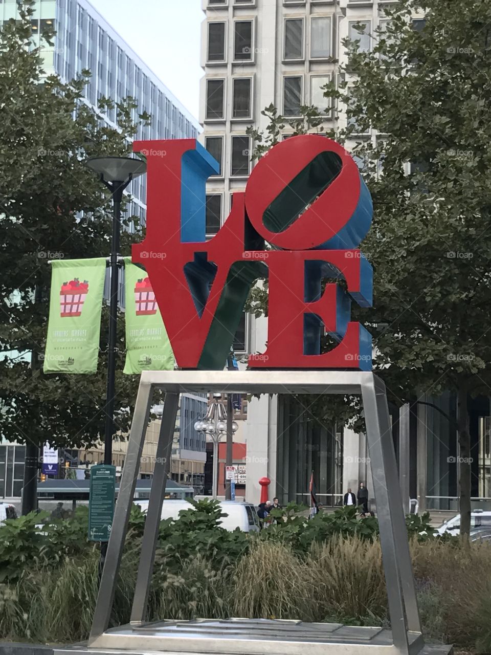LOVE sign in Philadelphia 