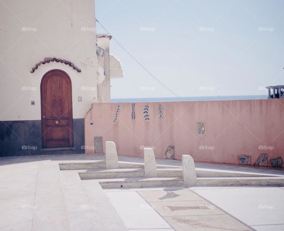 door in Amalfi Coast Italy