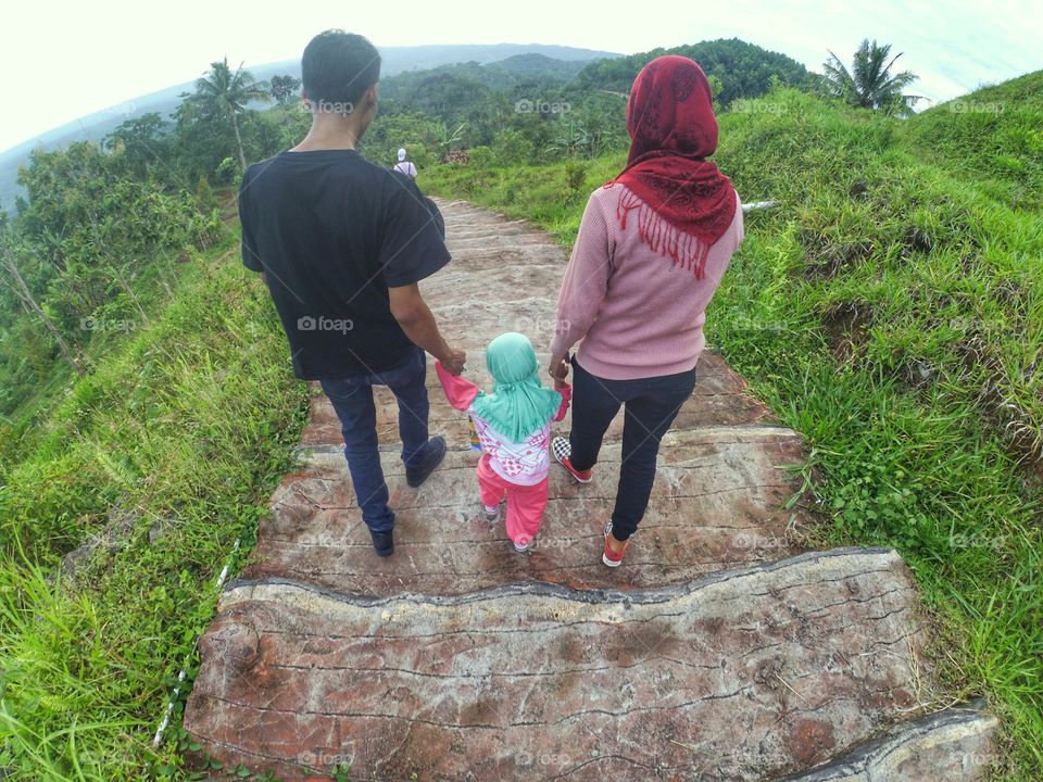 down from langgeran mountain