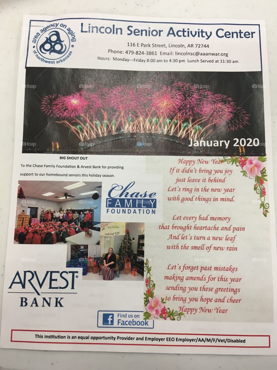 Activities for the new month. Soon will be a new year. Wow doesn’t seem possible!