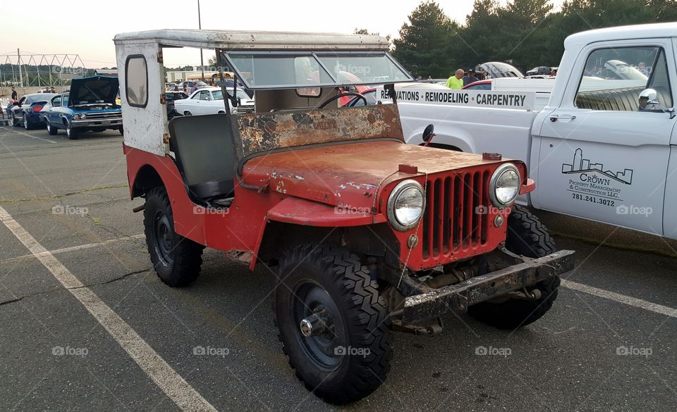 Antique Willys Jeep