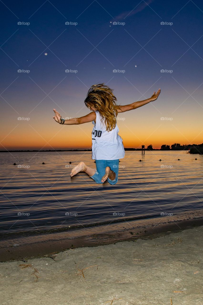 Sunset jump