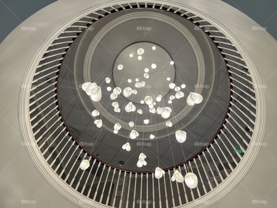 Spiral stair case in such perfect shape 