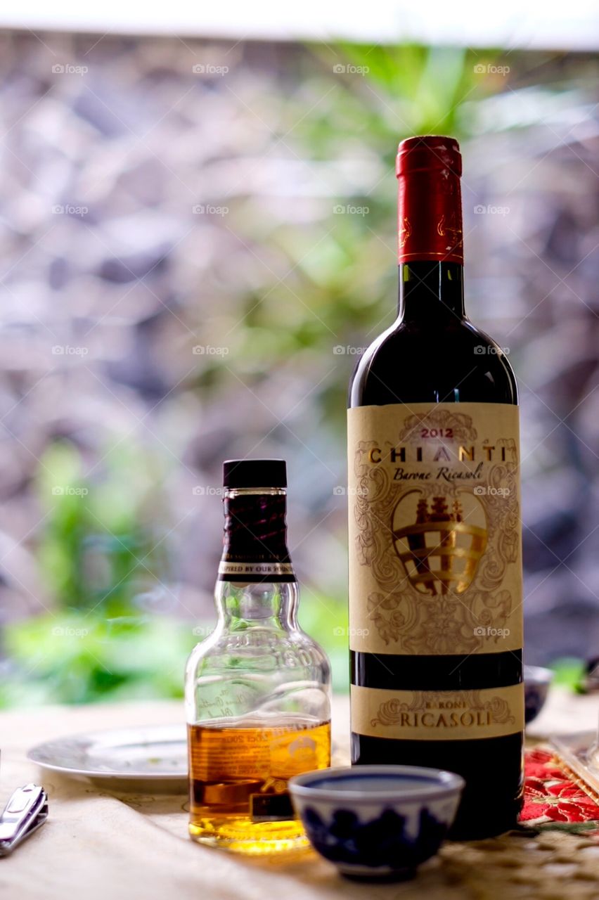 Chianti Wine & Chivas