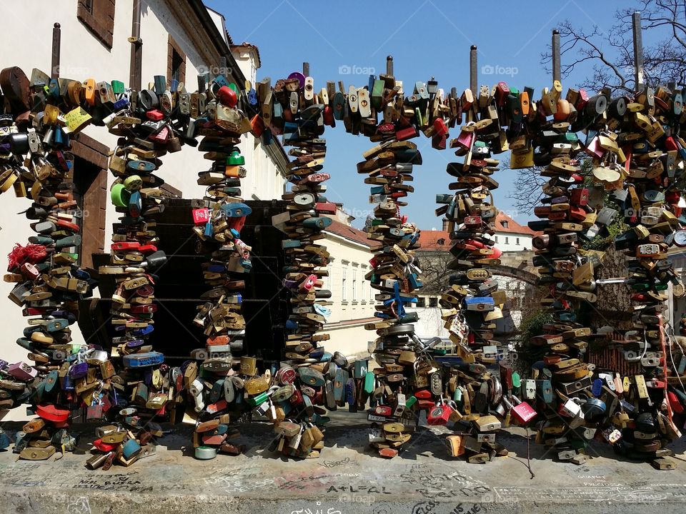 Prague Love Locks