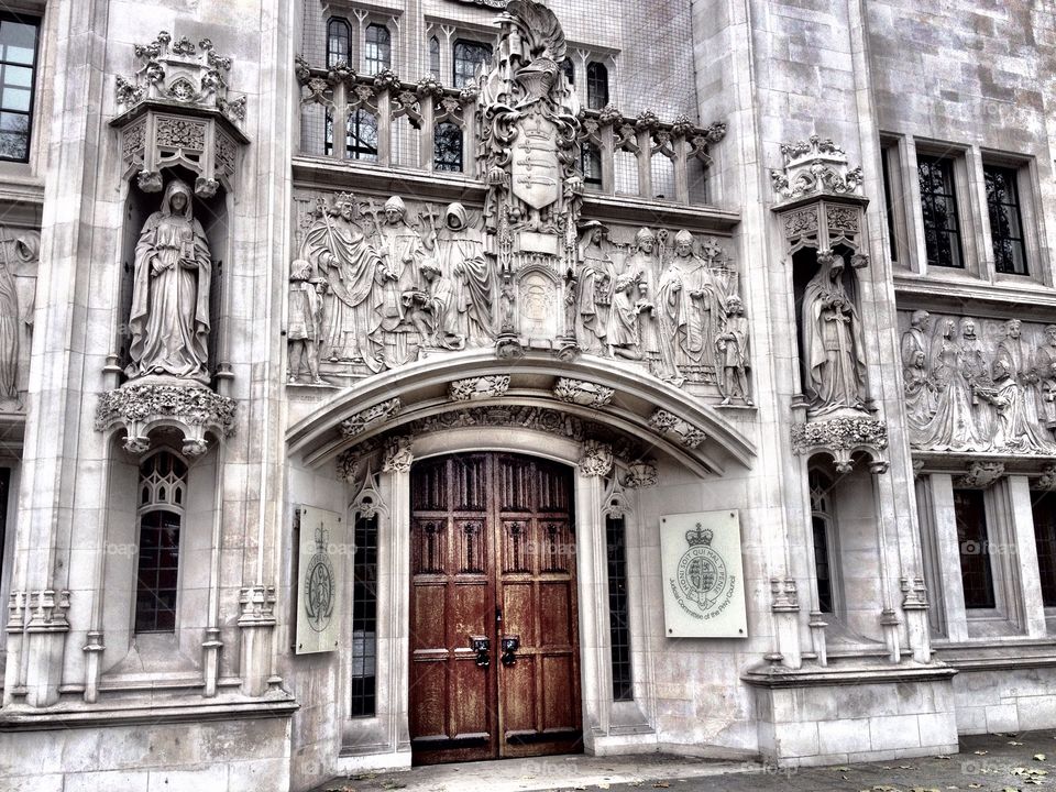 El Middlesex Guildhall, Corte Suprema del Reino Unido. El Middlesex Guildhall, Corte Suprema del Reino Unido (London - England)