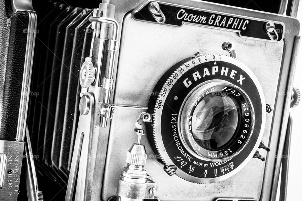 Vintage Camera in black and white