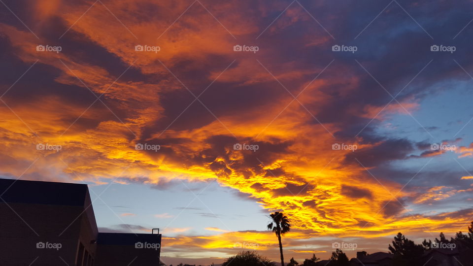 Vegas sunset (unfiltered)