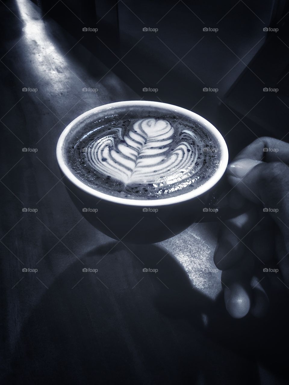 Enjoy The Coffee With Monochrome Way