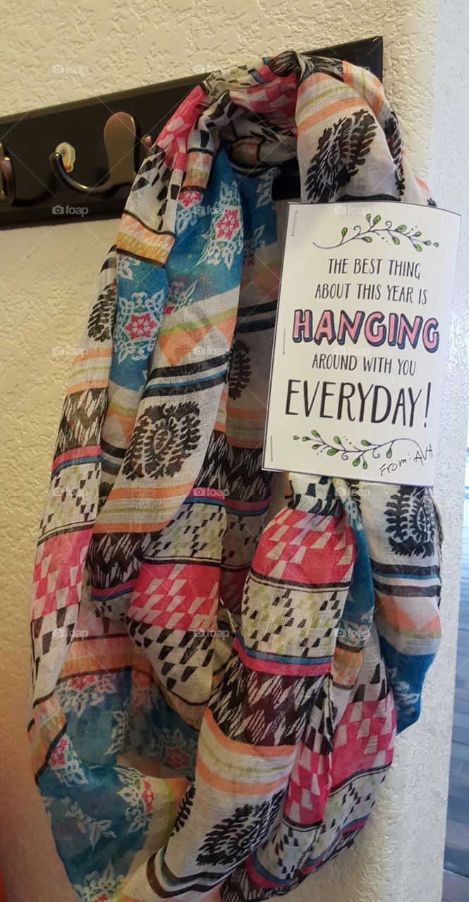 hanging around with you