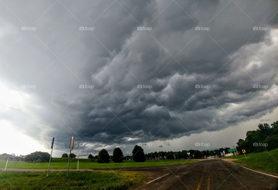 Storm clouds