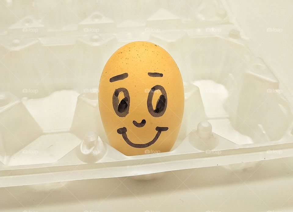 Egg-man smile