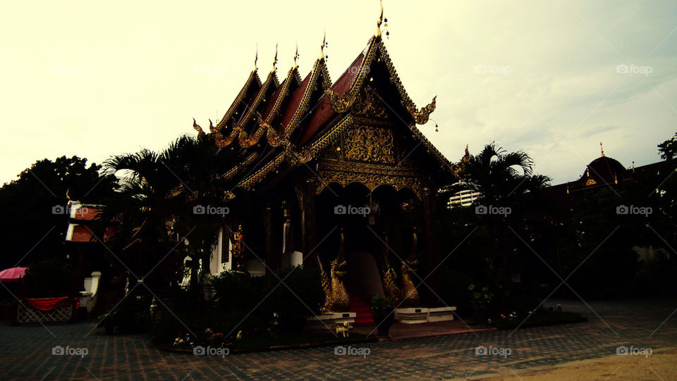 Buddhist temple northern Thailand