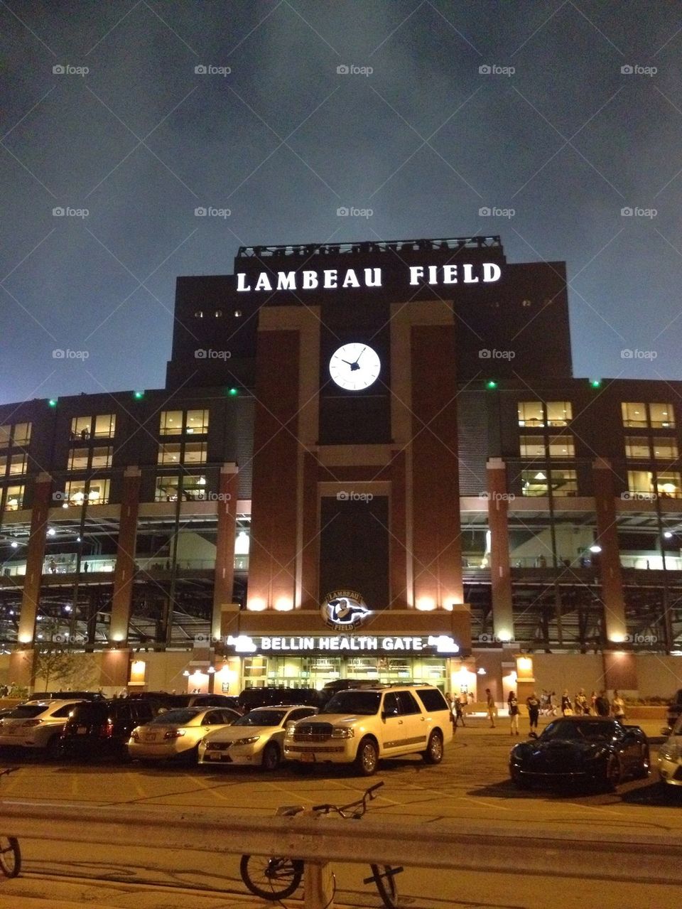 Lambeau in the moonlight 