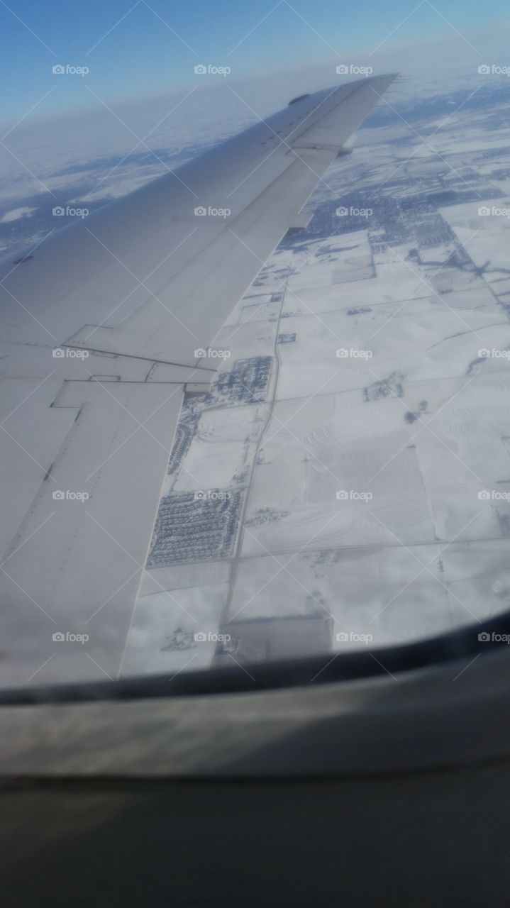 Above the clouds. Midwest. USA 