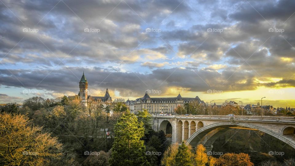 Bridge at Luxembourg city.